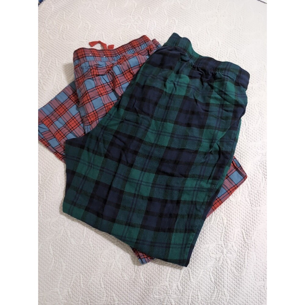 TWO Mens XXL 100% Cotton Loungepants With Drawstring By Goodfellow And Old Navy